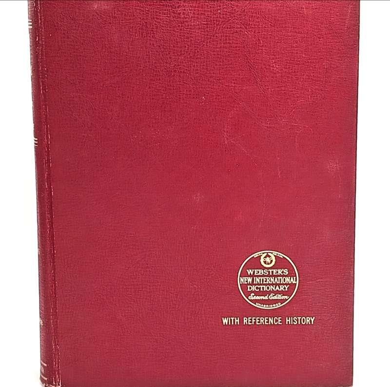 Webster`s New International Dictionary 1956 second edition in 3 volumes