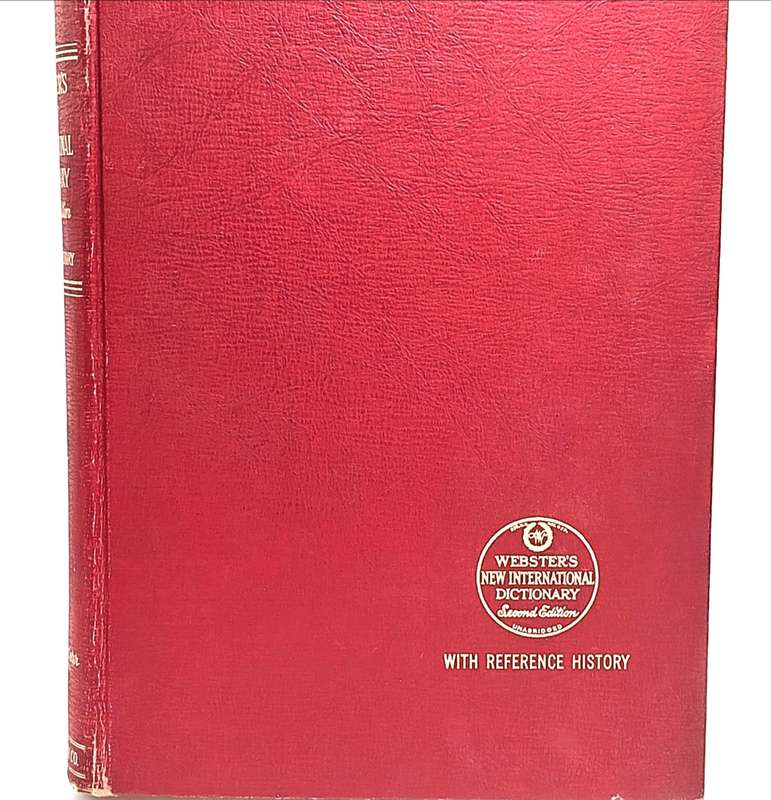 Webster`s New International Dictionary 1956 second edition in 3 volumes