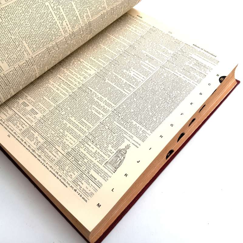 Webster`s New International Dictionary 1956 second edition in 3 volumes