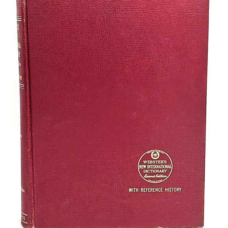 Webster`s New International Dictionary 1956 second edition in 3 volumes