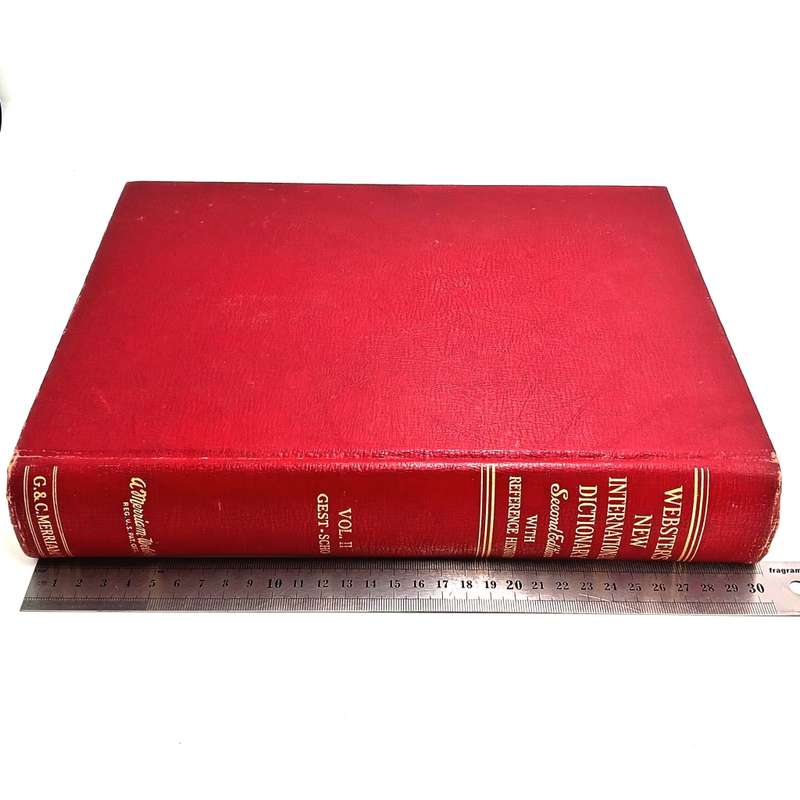 Webster`s New International Dictionary 1956 second edition in 3 volumes