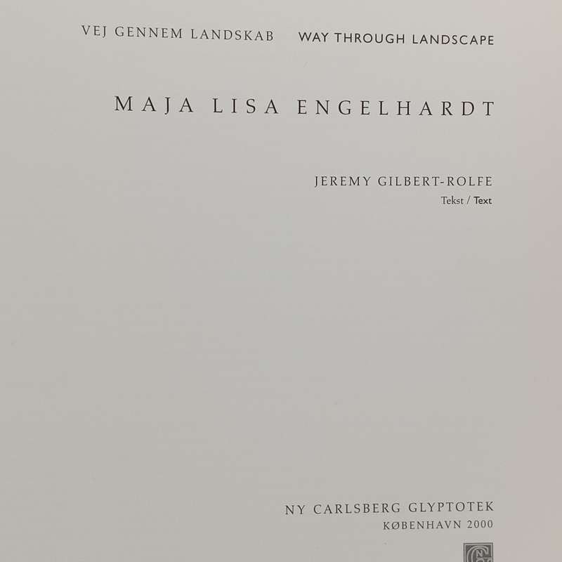 Maja Lisa Engelbrecht art exhibition books