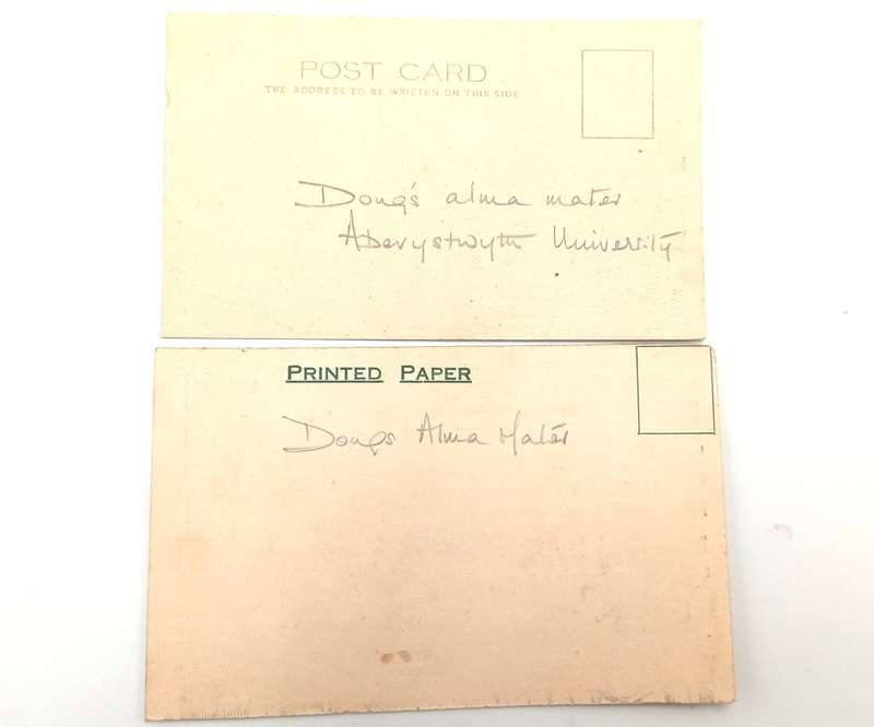 Unused postcards - early 1900`s ABERYSTWYTH University (Wales)