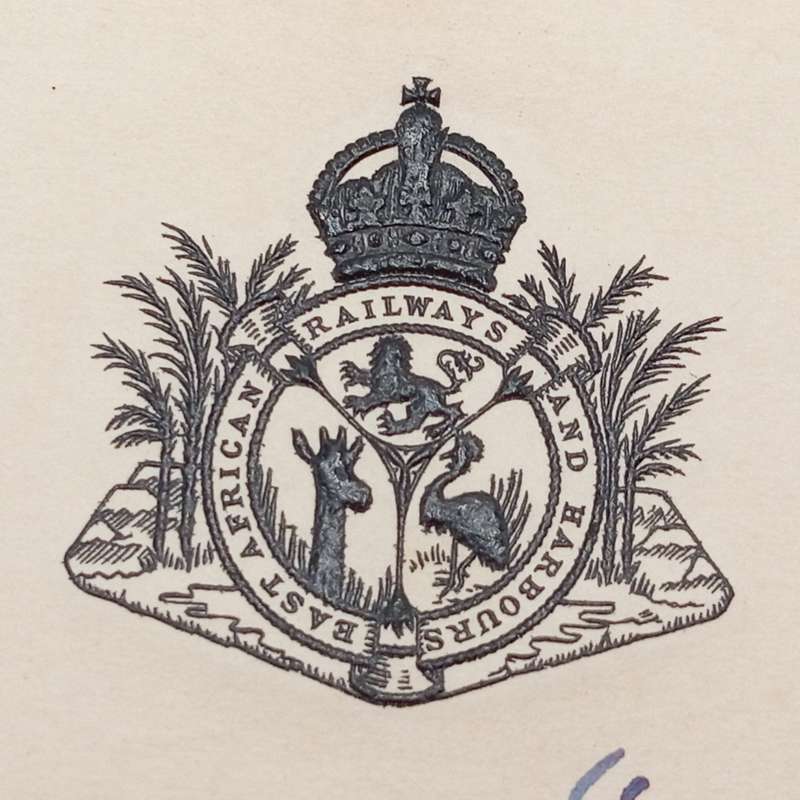 ( Railway) Letter written on East African Railways and Harbours Stationary 1955