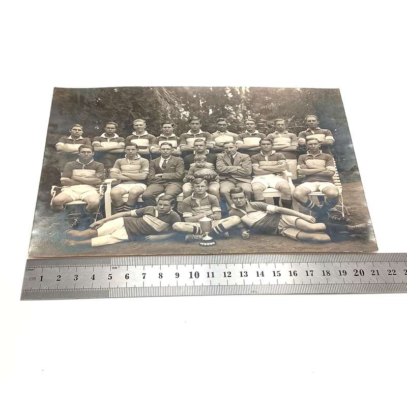 Photo of Windhoek High School Rugby Football club 1927 - original from the Principal`s collection