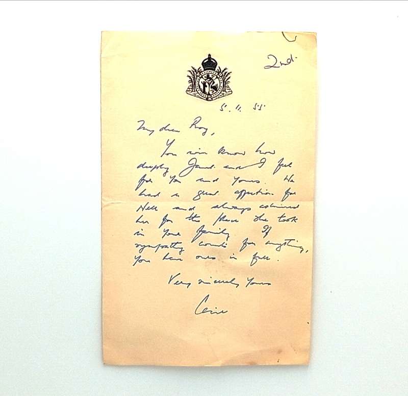 ( Railway) Letter written on East African Railways and Harbours Stationary 1955