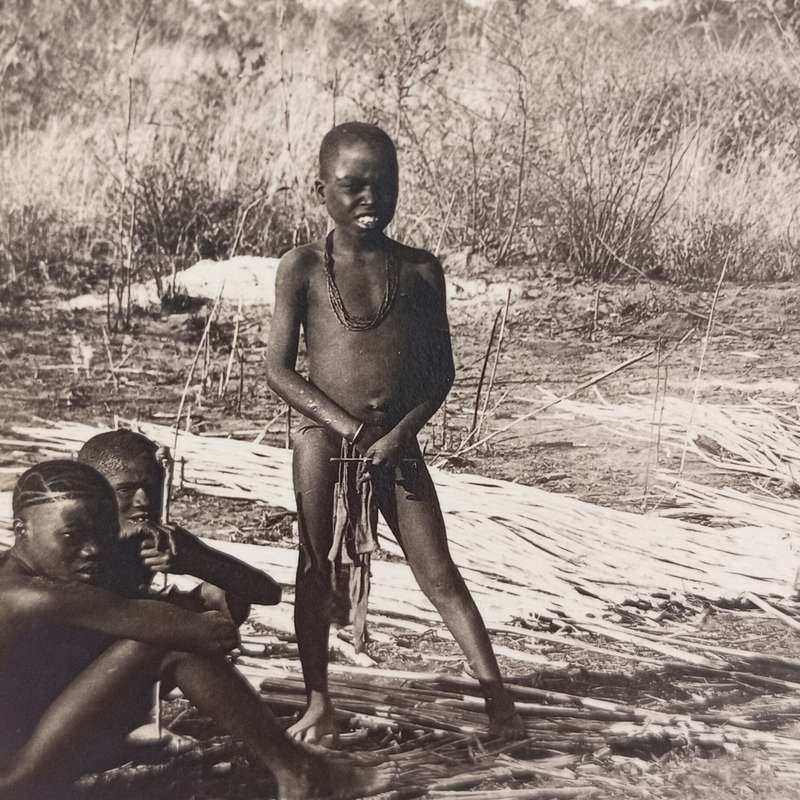 Old South West Arica photo early 1900`s - Ovambo tribe members