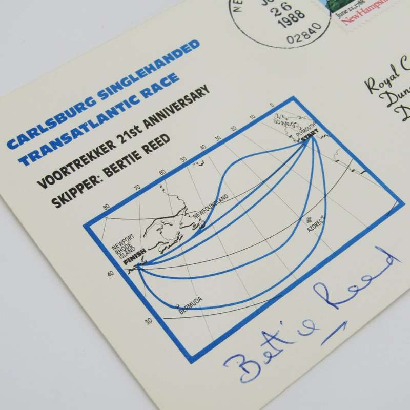 Carlsburg Singlehanded Transatlantic Race cover - `voortrekker` 21st Anniversary  June 1988