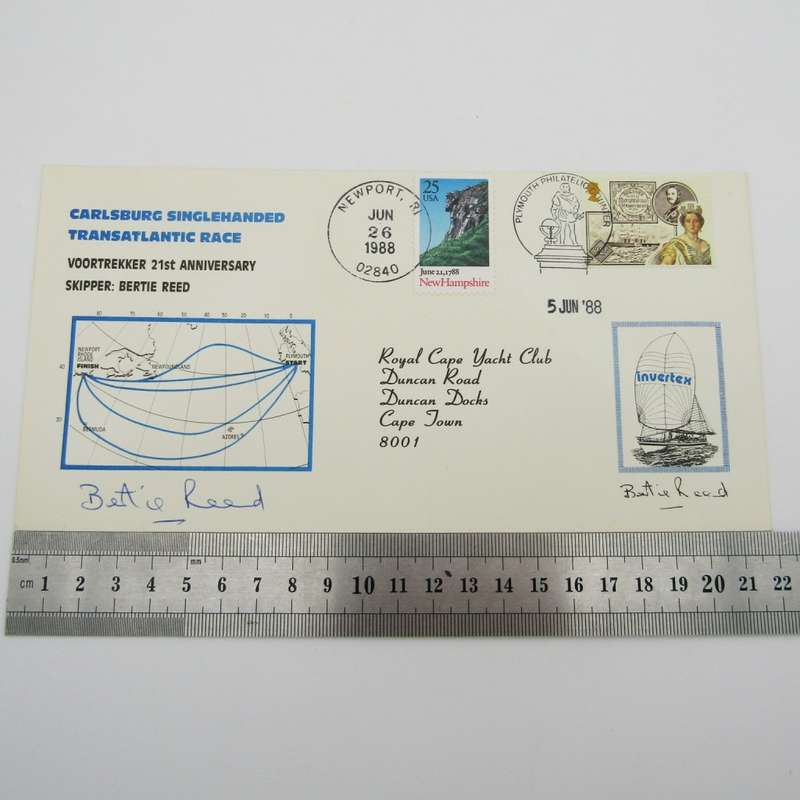 Carlsburg Singlehanded Transatlantic Race cover - `voortrekker` 21st Anniversary  June 1988