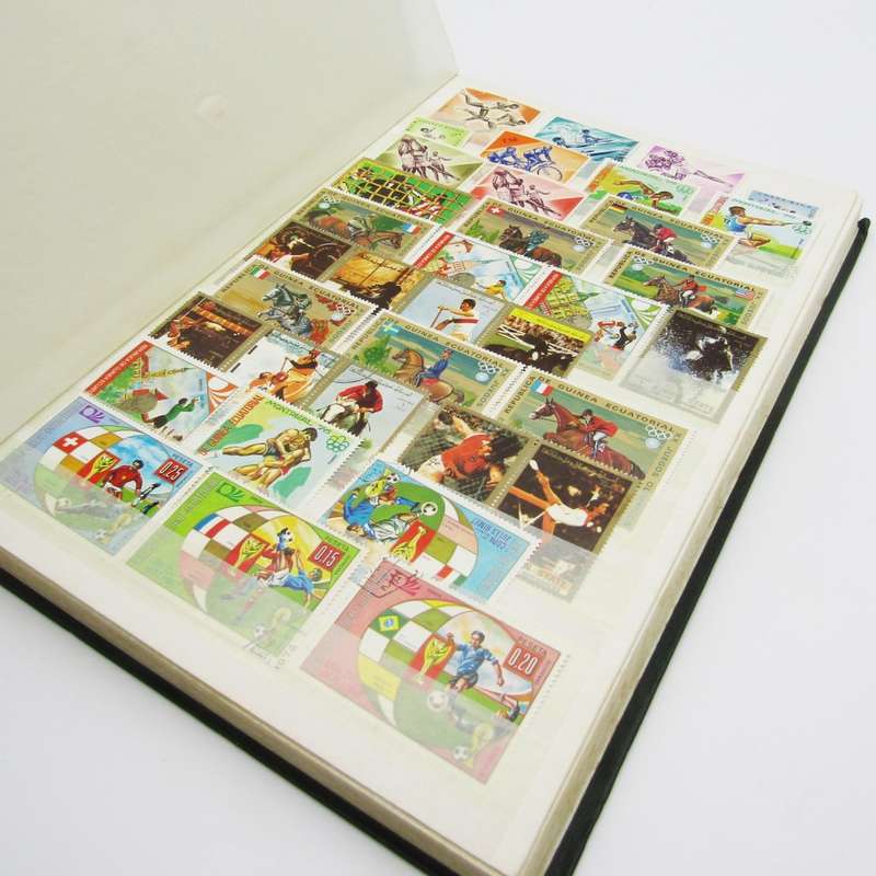 Nice Album with well over 600 Sport stamps