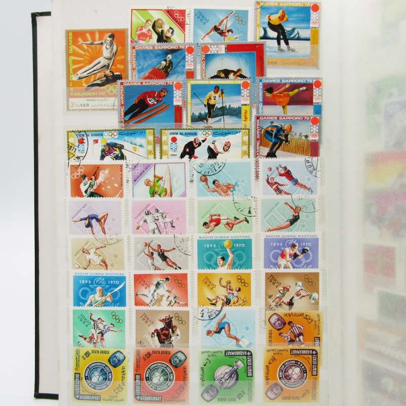Nice Album with well over 600 Sport stamps