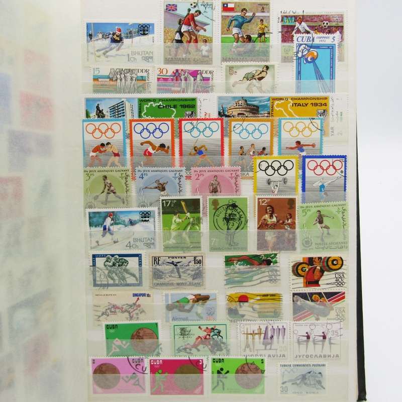 Nice Album with well over 600 Sport stamps