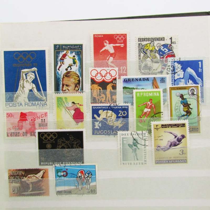 Nice Album with well over 600 Sport stamps