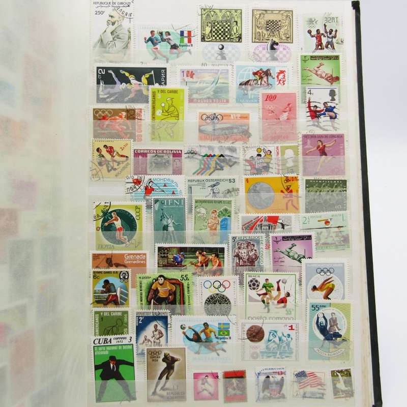 Nice Album with well over 600 Sport stamps