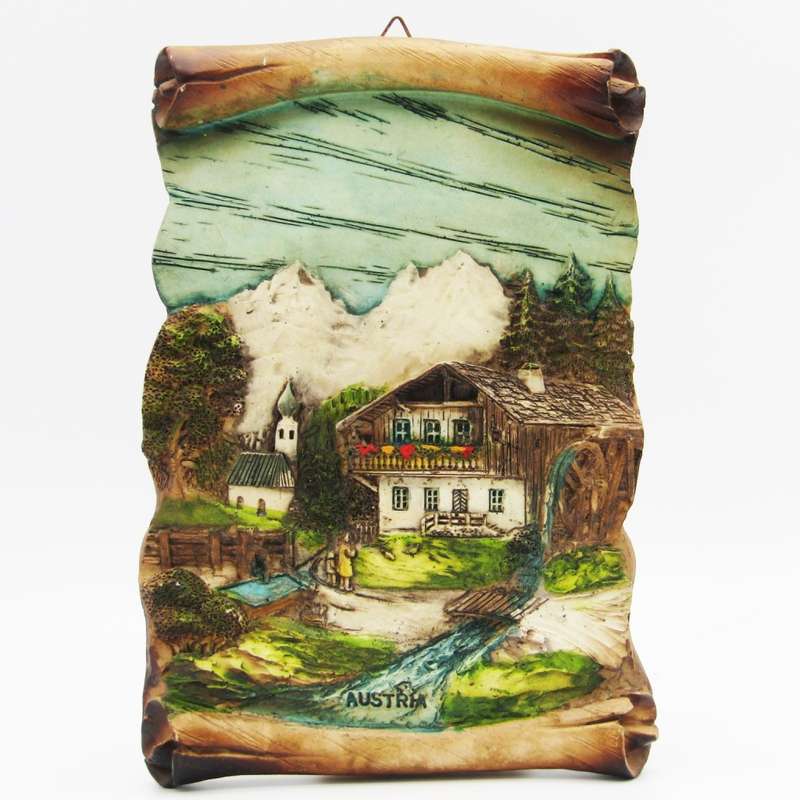 Vintage Austria 3-dimensional wall decor