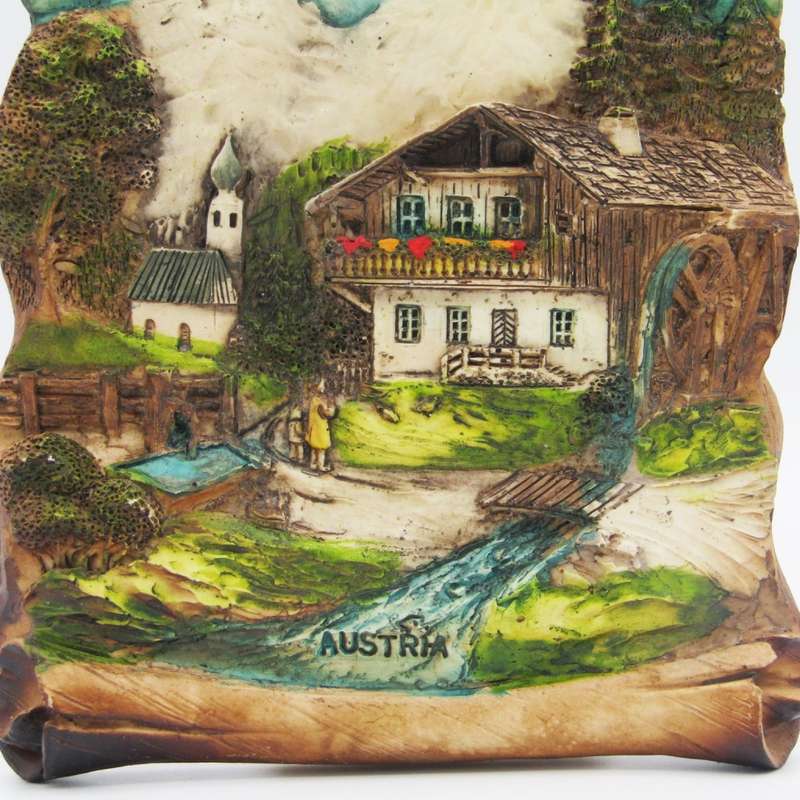 Vintage Austria 3-dimensional wall decor