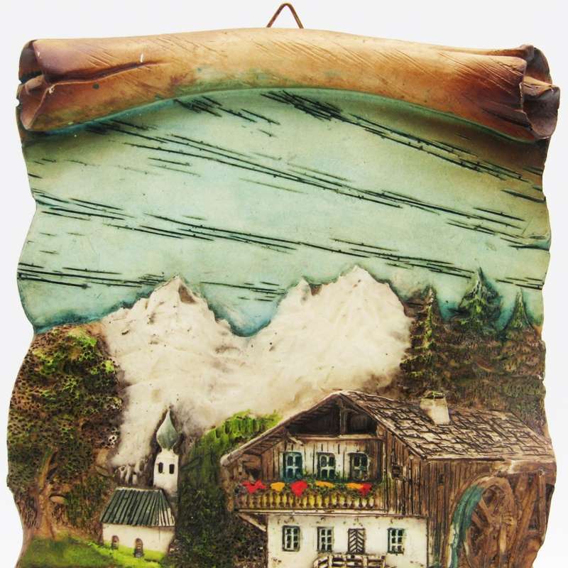 Vintage Austria 3-dimensional wall decor