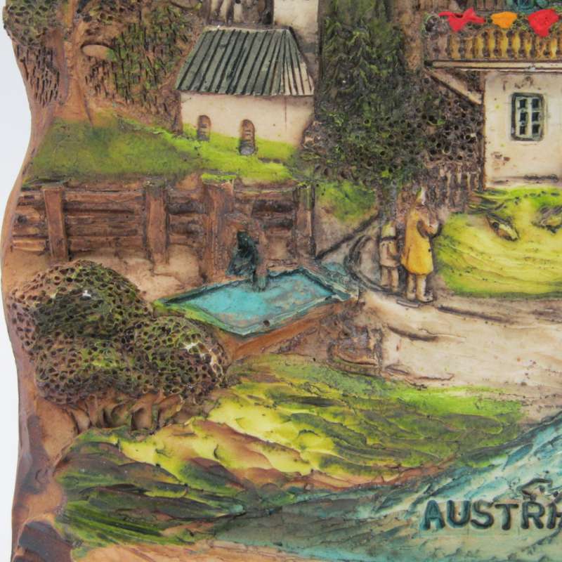 Vintage Austria 3-dimensional wall decor