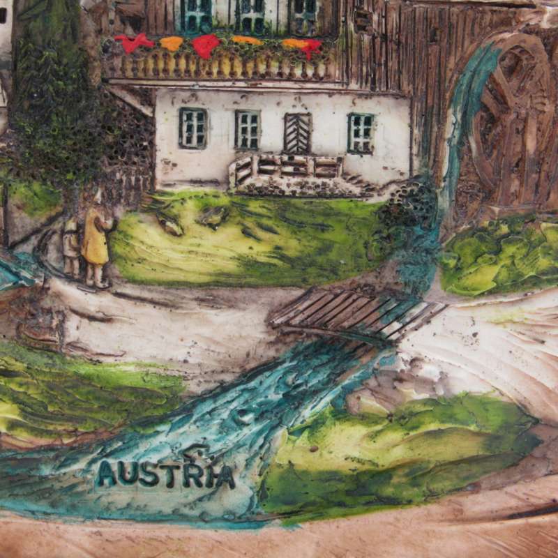 Vintage Austria 3-dimensional wall decor