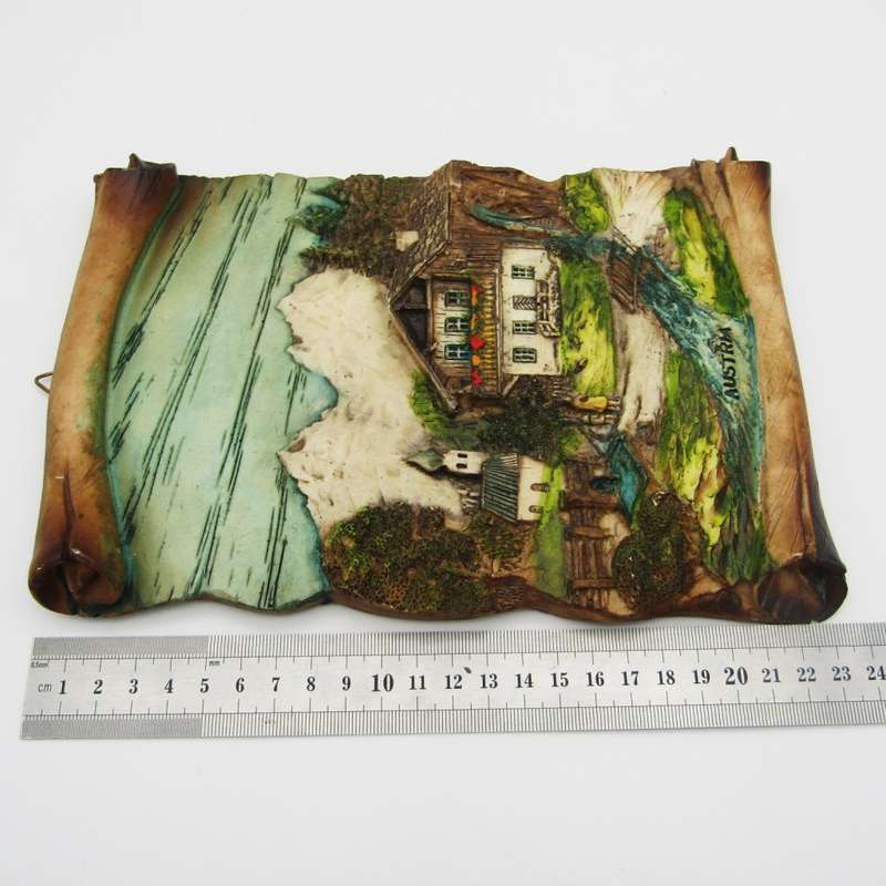 Vintage Austria 3-dimensional wall decor