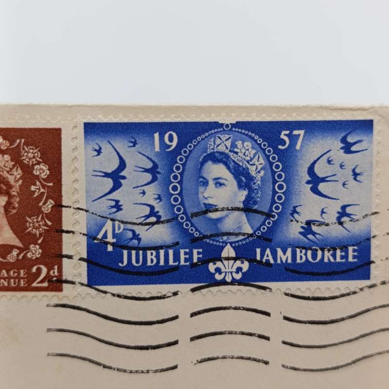 Flight cover for the first viscount flight England to Malta 7 October 1957 with 2 English stamps