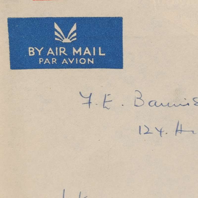 Postal Cover from Filed Post office Malta to Gloucestershire, England with 3 English stamps