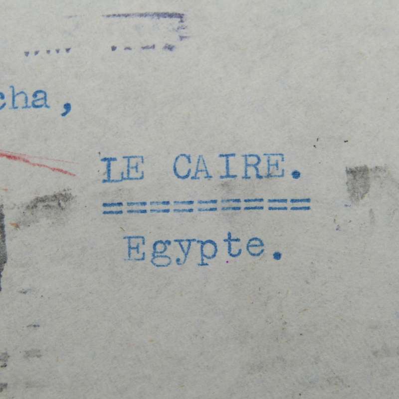Lebanon censored cover posted 1944 with 2 Lebanese stamps