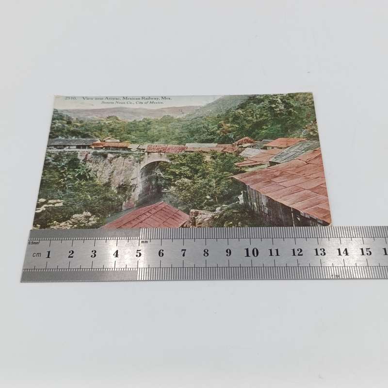 Postcard from Mexico to East Griqualand 1912 with view of Mexican Railway on front
