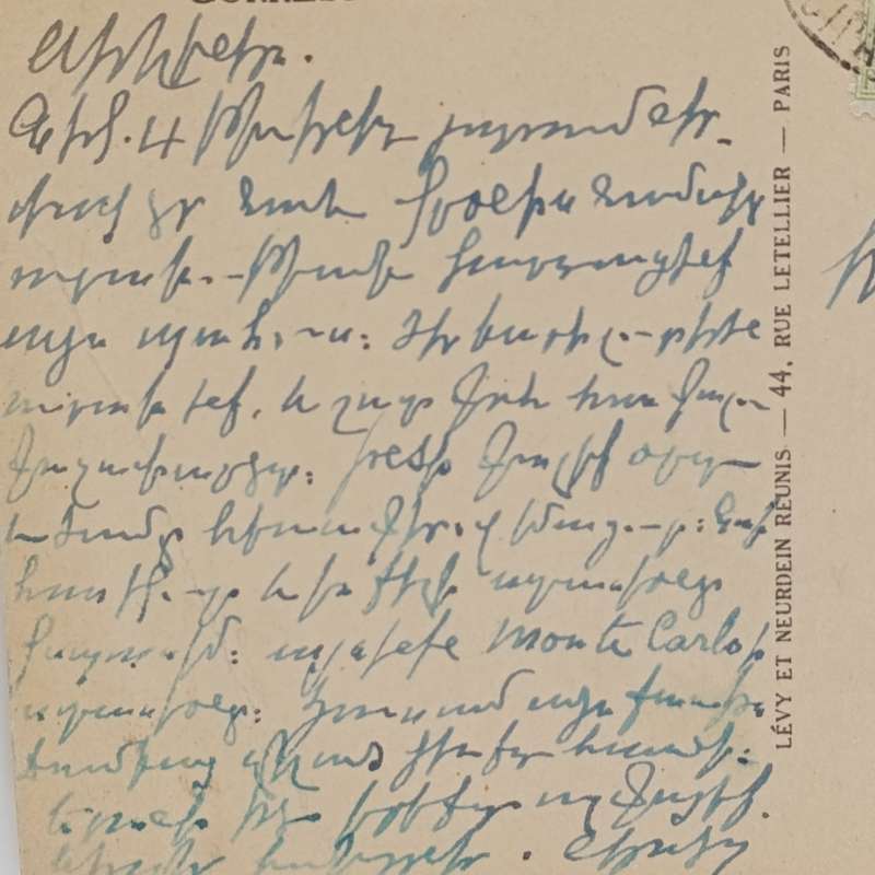 Postcard sent Manoco to Switzerland with 3 x 15 cent Monaco stamps cancelled 1925