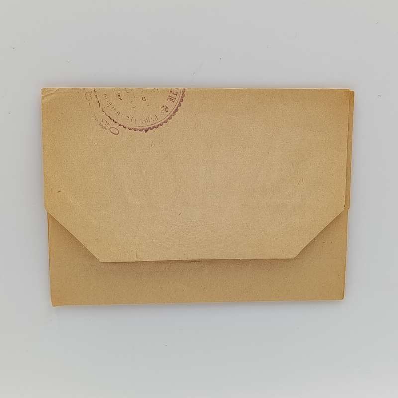 Pre printed postage on Mexican fold out letter used October 1927 - but no writing inside