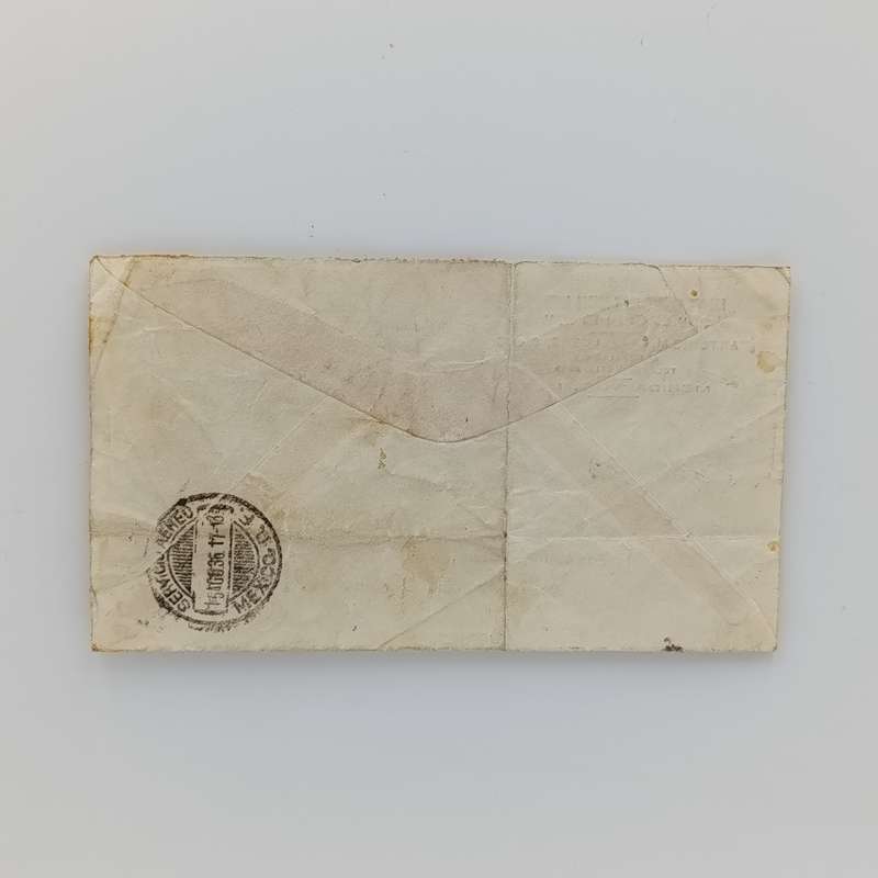 Mexico Local airmail cover with 3 Mexican stamps cancelled 1936