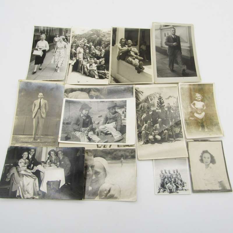 Lot of 14 photos of the Grobler & van der Walt family - Clocolan