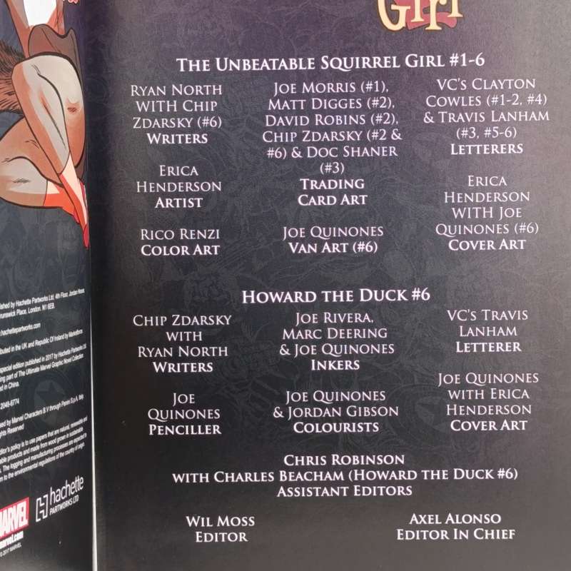 Marvel #114 The Unbeatable Squirrel Girl Squirrel, you really got me now Graphic Novel