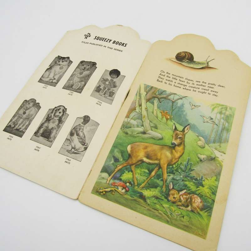 Lot of 3 vintage Squeezy books with nursery rhymes