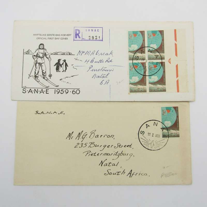 Lot of 18 SANAE Antartic Base / Expidition covers - Excellent lot all different