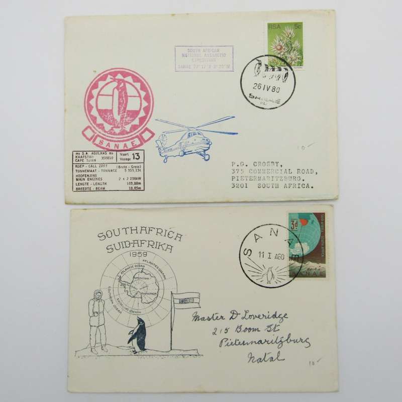 Lot of 18 SANAE Antartic Base / Expidition covers - Excellent lot all different