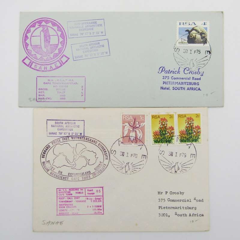 Lot of 18 SANAE Antartic Base / Expidition covers - Excellent lot all different