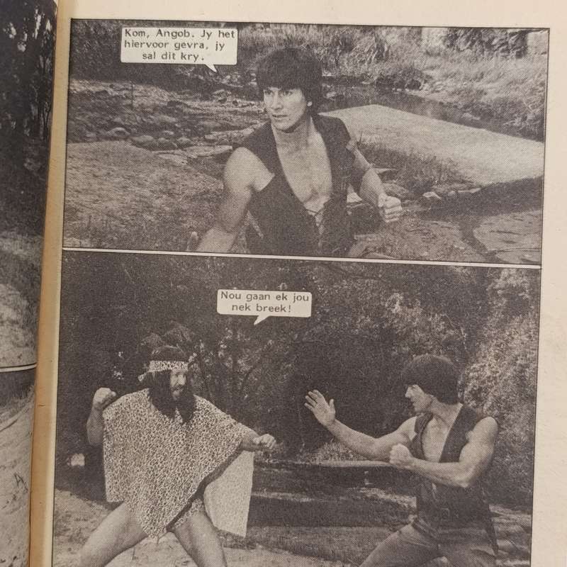 Die Wit Tier no 101 Afrikaans photo comic book