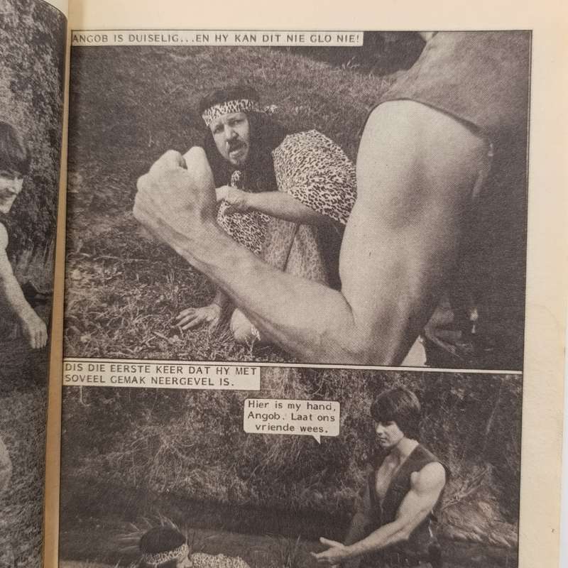 Die Wit Tier no 101 Afrikaans photo comic book
