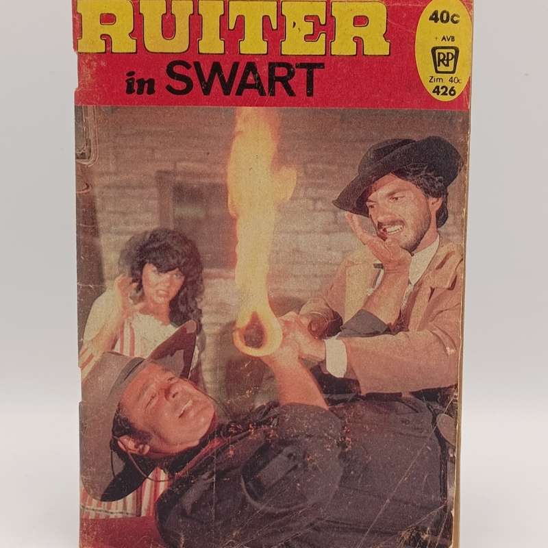 Ruiter in Swart no 426 Afrikaans photo comic book