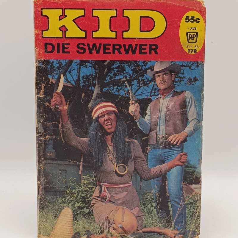 Kid die Swerwer no 178 Afrikaans photo comic book with new Kid