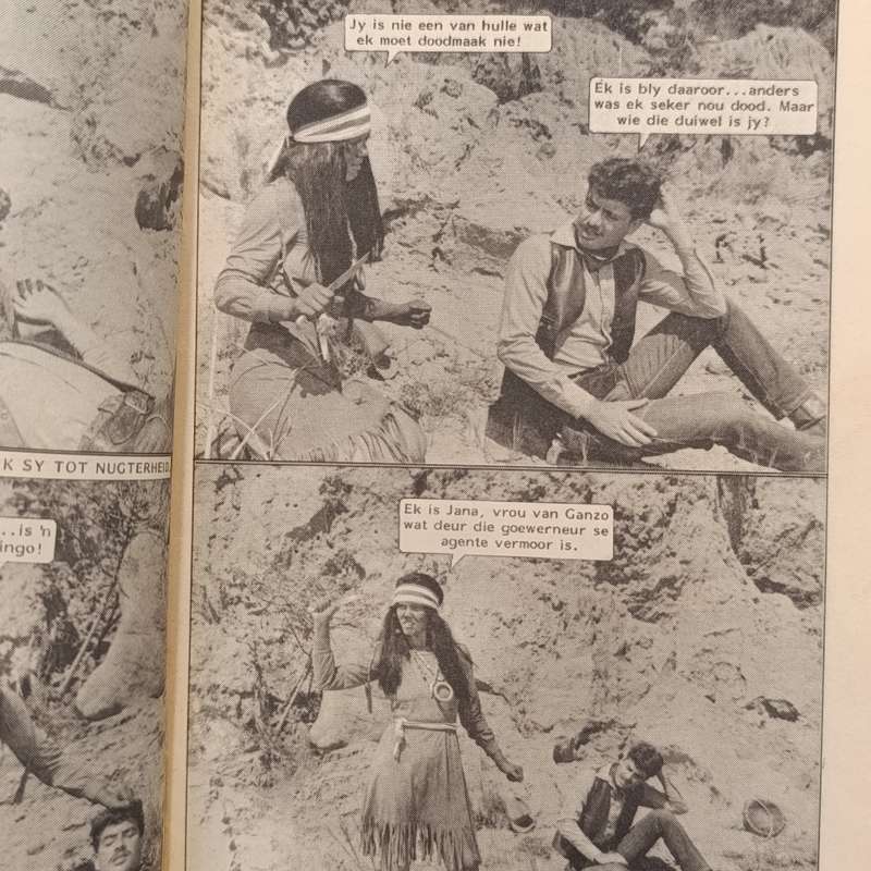 Kid die Swerwer no 178 Afrikaans photo comic book with new Kid