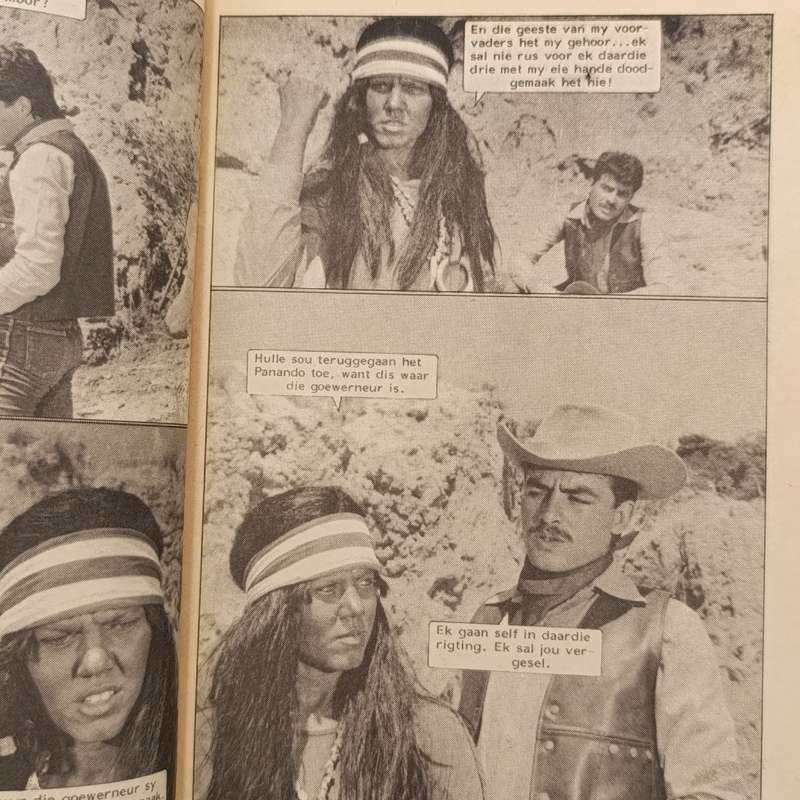 Kid die Swerwer no 178 Afrikaans photo comic book with new Kid