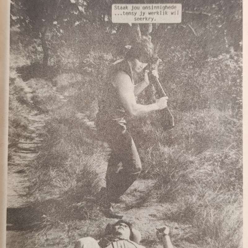 Die Wit Tier no 195 excellent condition Afrikaans photo comic book