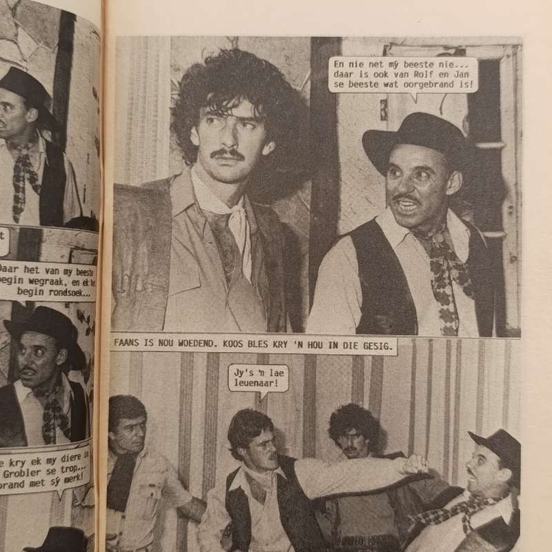 Die Swart Luiperd no 187 Afrikaans photo comic book