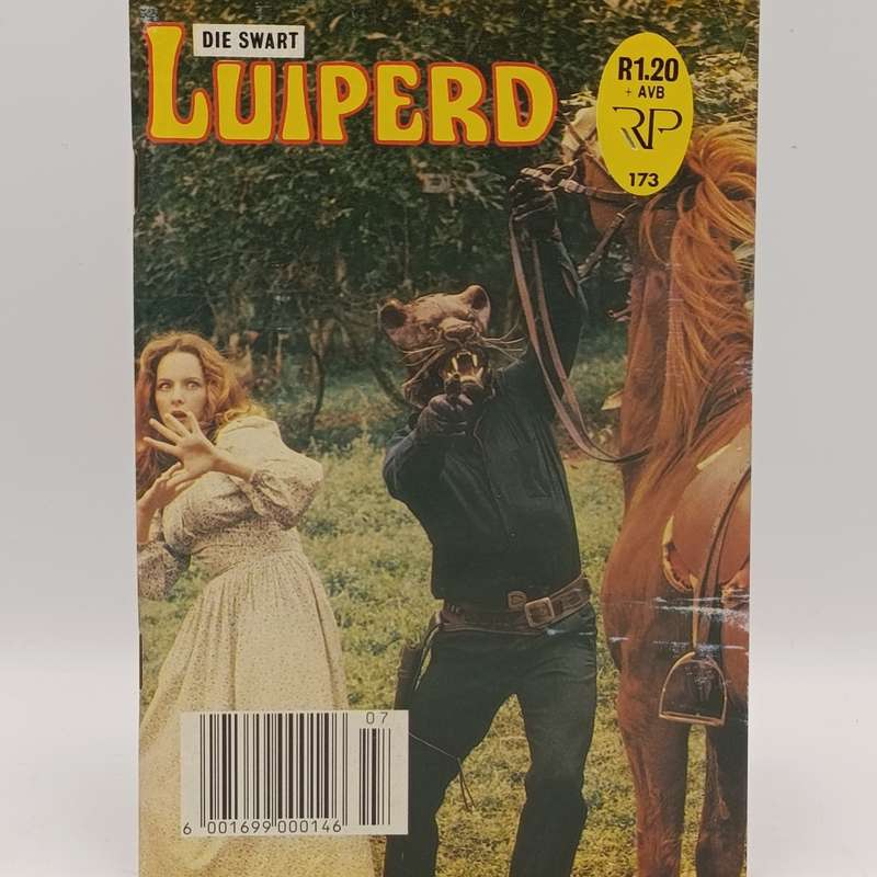 Die Swart Luiperd no 173 Afrikaans photo comic book