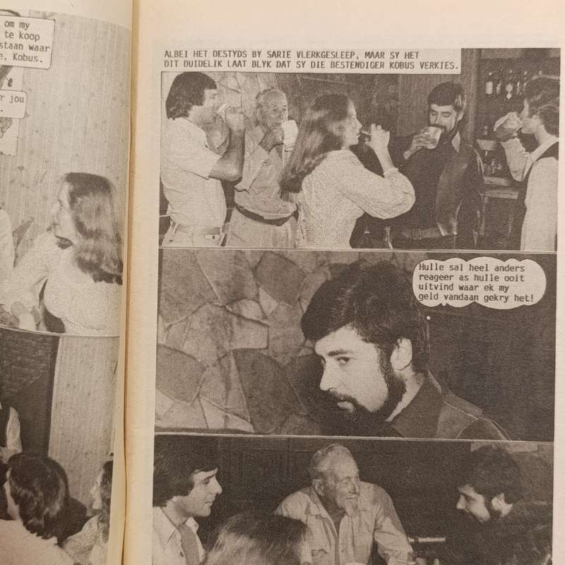 Die Swart Luiperd no 173 Afrikaans photo comic book
