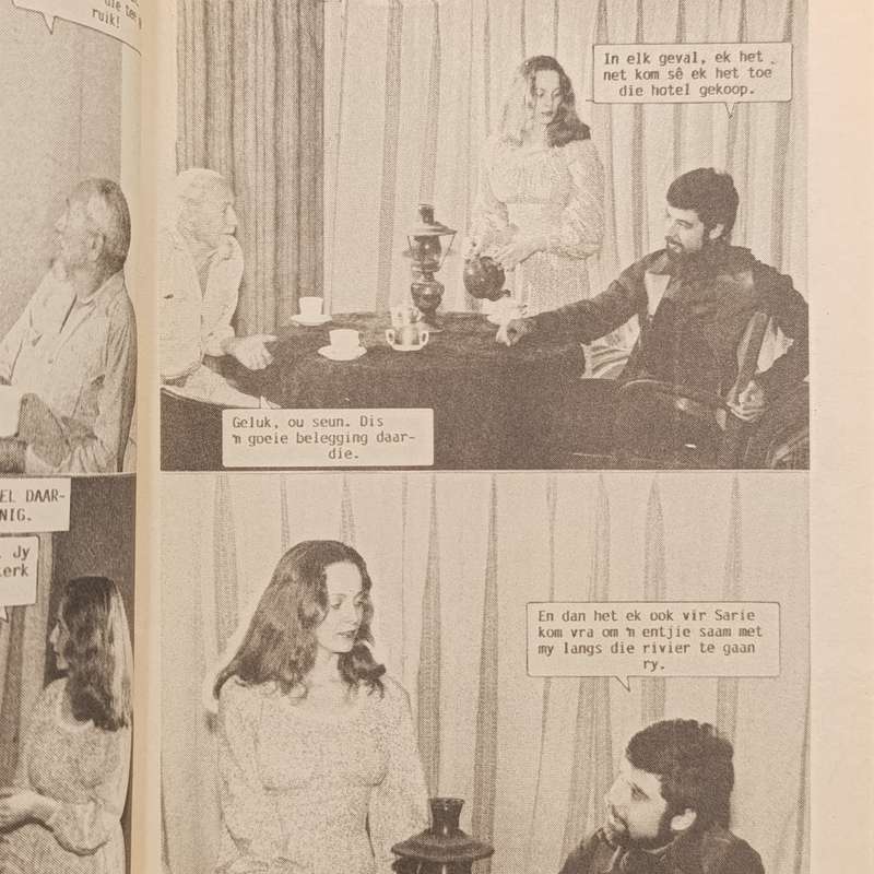 Die Swart Luiperd no 173 Afrikaans photo comic book