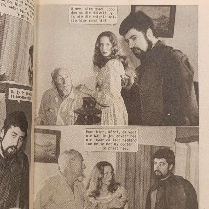 Die Swart Luiperd no 173 Afrikaans photo comic book