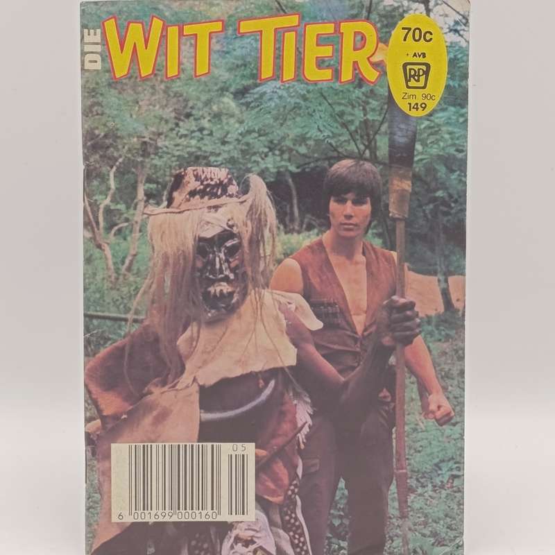 Die Wit Tier no 149 Afrikaans photo comic book